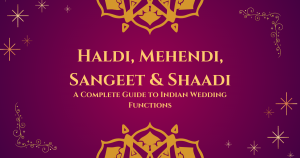 indian wedding functions