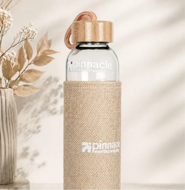 Glass Bottle With Jute Cover