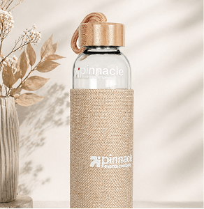 Glass Bottle With Jute Cover